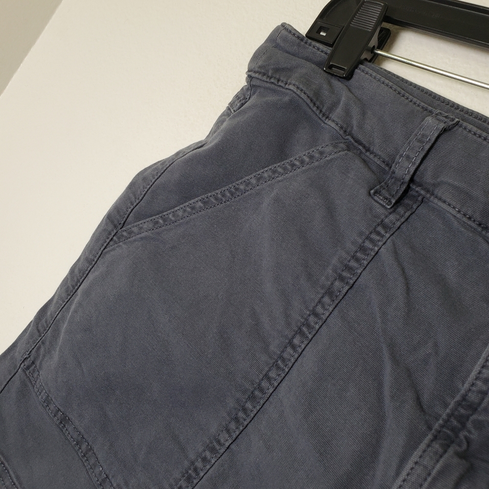 Marine Layer Charcoal Gray High-Rise Utility Shorts - Picture 4 of 13